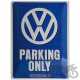 TABLICA PLAKAT 30X40 VW PARKING 23135