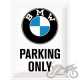 TABLICA PLAKAT 30X40 BMW PARKING 23200