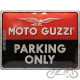 TABLICA PLAKAT 30x40 MOTO GUZZI PARKING ONLY 23261