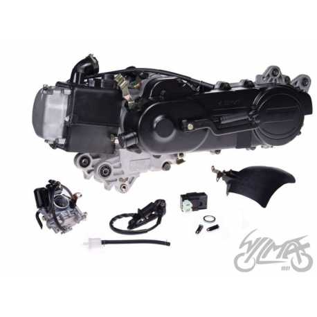 SILNIK KPL 80 CCM 4T POKR. PASKA 46cm DŁUGI WAŁEK