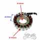 STATOR ISKROWNIK 18 CEWEK DO SHINERAY ATV250 ST-9C