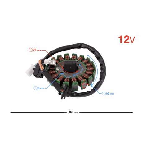 Iskrownik (18 cewek) Falcon 125cc na wtrysk